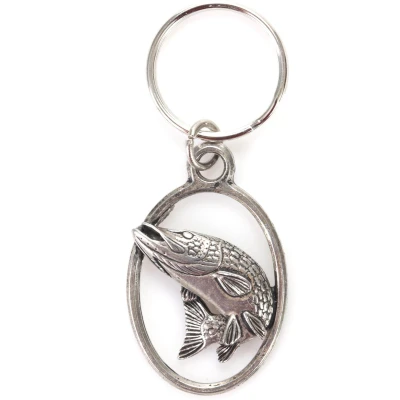 Afbeelding van Sleutelhanger Snoek Vissen Snoekvissen Keyring Sleutelhangers Vis Vissoorten Dieren Snoekvisser