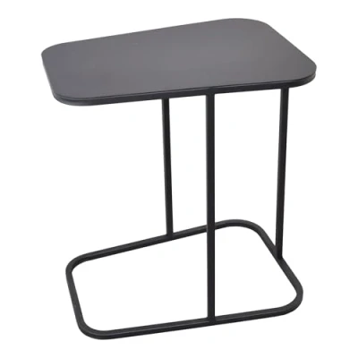Afbeelding van LOFT42 Inris Bijzettafel Metaal Mat Zwart 51x35x55
