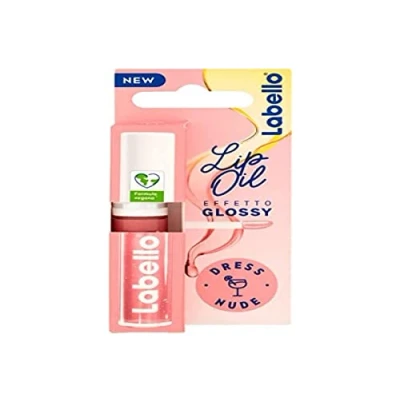 Afbeelding van Labello Valentina Ferragni Lippenolie, glanzend effect, 5,5 ml, lipgloss met veganistische formule, volume 100% natuurlijke lipglans