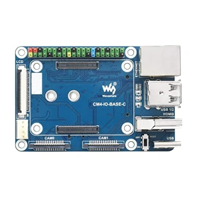 Afbeelding van Mini Base Board (C) voor Raspberry Pi Compute Module 4 (CM4), 40PIN LCD connector, Gigabit Ethernet RJ45 interface