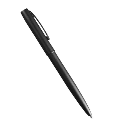 Afbeelding van Rite in The Rain Metal Clicker Pen, metalen Flat Black Barrell Schrijft op nat papier en ondersteboven temperatuur van 30 F tot 250
