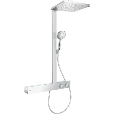 Afbeelding van Hansgrohe Raindance E opbouw regendouche met thermostaat 60cm chroom