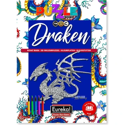 Afbeelding van Eureka Puzzelboek Draken