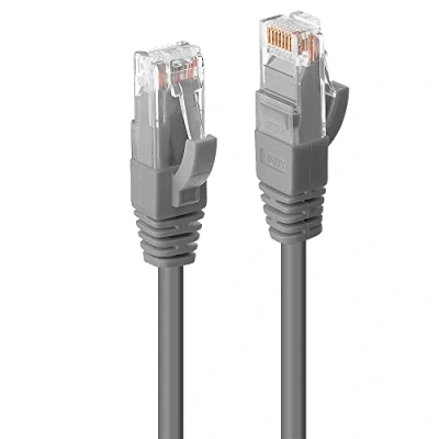 Afbeelding van LINDY 45403 RJ45 Netwerkkabel, patchkabel CAT 6 U/UTP 2.00 m Grijs Snagless 1 stuk(s)