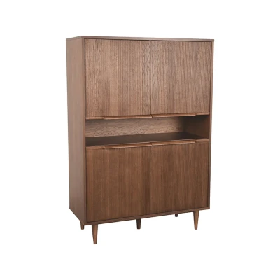 Afbeelding van LABEL51 Jule wandkast walnoot Hout