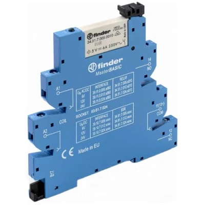 Afbeelding van Finder interfacerelais 1 wisselcontact 6A 24V (39.11.0.024.0060)