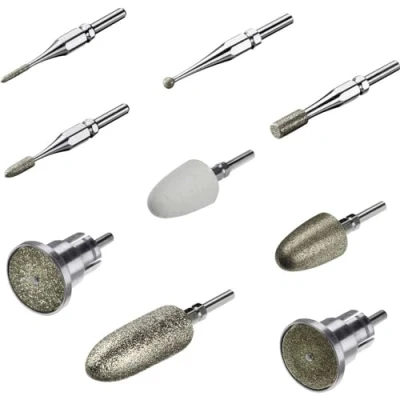 Afbeelding van Beurer MP 60 Set van 9 Hoogwaardige opzetstukken Voor de Elektrische nagelvijl nagelfrees manicure en pedicureapparaat