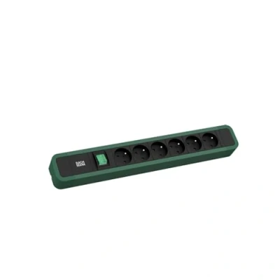 Afbeelding van Bachmann, Stekkerdoos, BACH contactdoosstrip (6 x, CEE 7/5, 7/3, 2 m)