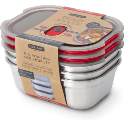 Afbeelding van Black+Blum RVS Vershoudbakjes Set Small
