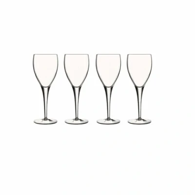 Afbeelding van Luigi Bormioli Grote wijnglazen set van 4 Michelangelo kristallen 340 ml, ultra helder en duurzaam, vaatwasmachinebestendig glaswerk met titanium versterkte stelen, geschenkdoos