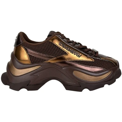 Afbeelding van Steve Madden Dames Sneakers Bruin SM003/162 Zoomz