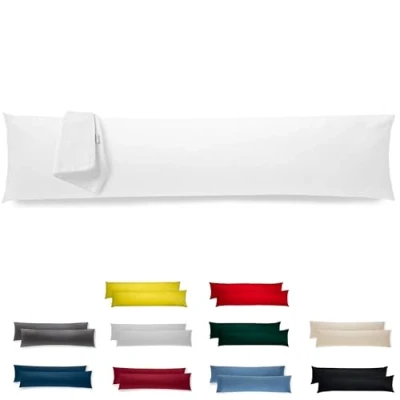 Afbeelding van Flowen Set van 2 Kussensloop 40x145 Microvezel Premium Super Zachte Kussenslopen Resistent en Hypoallergeen Anti Mijt Kussenbeschermer Decoratief met Verborgen rits Wasbaar