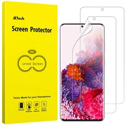 Afbeelding van JETech Screen Protector voor Samsung Galaxy S20 5G 6,2 Inch, HD Helderheid, Flexibele TPU Schermbeschermer, 2 Stuks