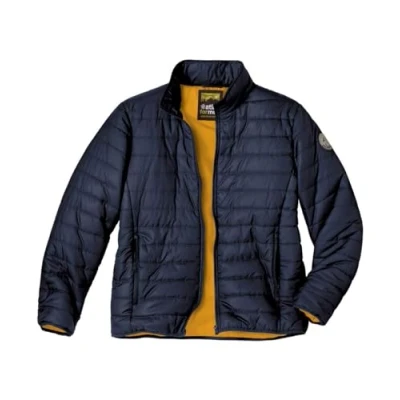 Afbeelding van ATLAS FOR MEN Donsjack met ritssluiting waterafstotend, warm en licht verkrijgbaar in grote maten van M tot 5XL, Marineblauw, XL
