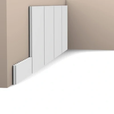 Afbeelding van Orac PX147 wandlijst 200x16.9x1 cm voor wand afwerking