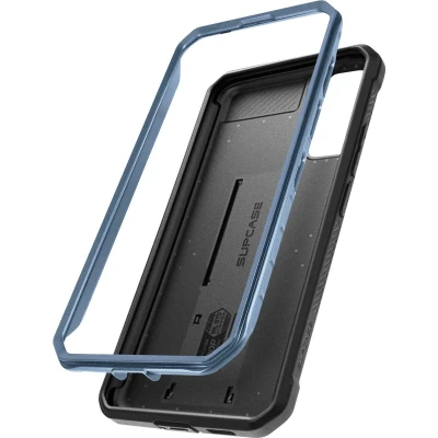 Afbeelding van Supcase Unicorn Beetle Pro Dual Layer Robuuste Holster Case voor Samsung Galaxy S22 5G (2022), Metallic Blauw