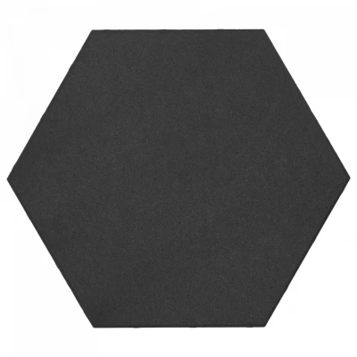 Afbeelding van Excluton Soft Comfort Zeskant Hexagon 60x60x4 Cm Nero Unieke zeshoekige vorm