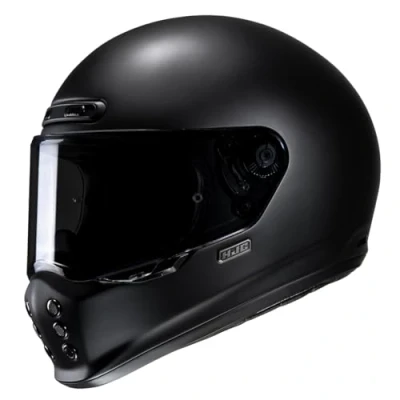 Afbeelding van HJC V10 Solid Helm, zwart, afmeting 2XL voor man