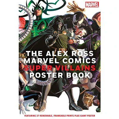 Afbeelding van The Alex Ross Marvel Comics Super Villains poster Book: Featuring 37 removable, frameable prints plus giant