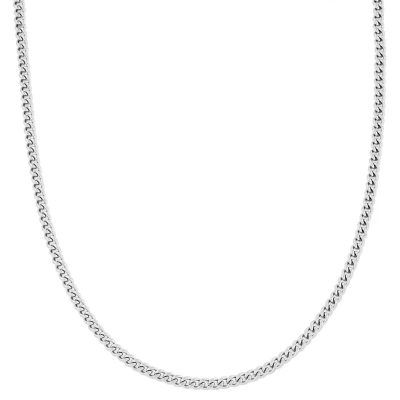 Afbeelding van Schakel ketting Roestvrij Staal Halsketting 3mm/50cm