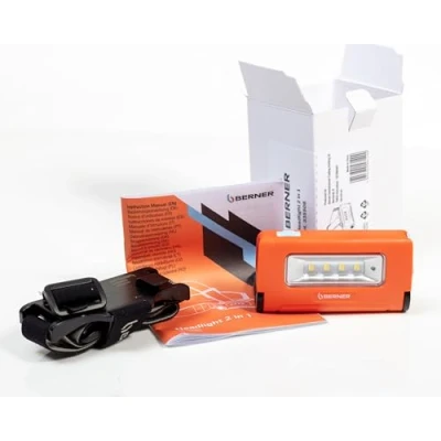 Afbeelding van Berner Hoofdlamp Headlight LED 2 in 1 zaklamp werkplaats