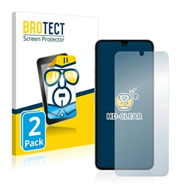Afbeelding van BROTECT Screenprotector voor LG V60 ThinQ Folie Beschermfolie transparant (2 Stuks)