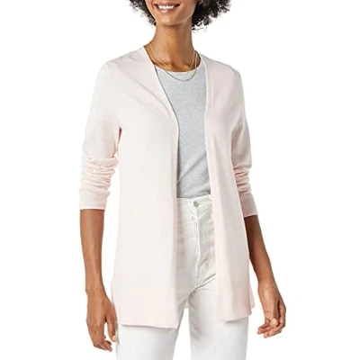 Afbeelding van Amazon Essentials Dames Lichtgewicht vest met open voorkant (verkrijgbaar in grote maten), Lichtroze, L