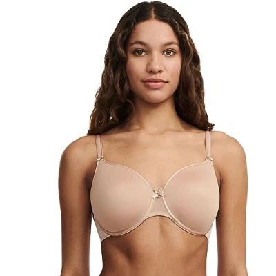 Afbeelding van Chantelle C MAGNIFIQUE BH met gevormde beugel zeer omhullend comfort en optimale grip onzichtbaar ondersteuningseffect &amp; minimaliserende beha dameslingerie van 85C tot 105I, NUDE, 70F