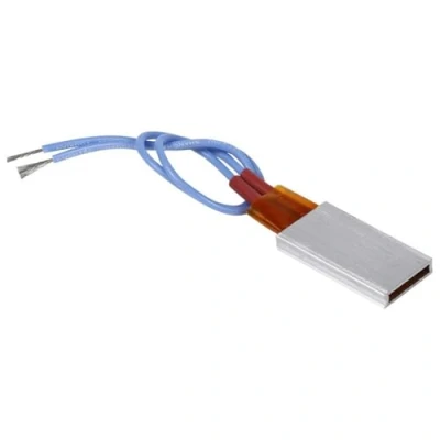 Afbeelding van PTC verwarmingselement AC/DC 12 V thermostaataluminium behuizing keramische verwarmingsplaat tempereerapparaat heater (3 Optioneel) (maat: 110 ℃)