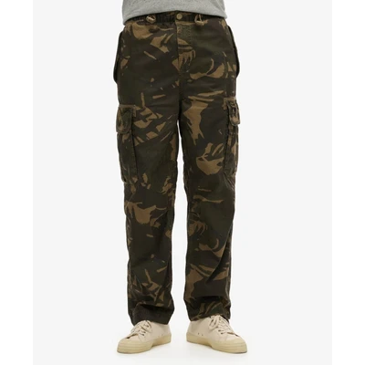 Afbeelding van Superdry Mannen Baggy Parachute Broek Groen Grootte: 30/32