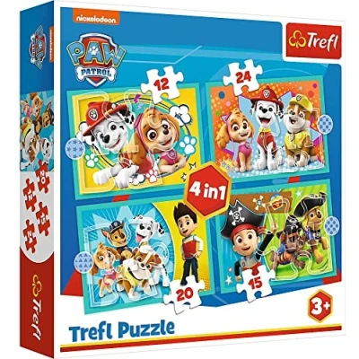 Afbeelding van Paw Patrol 4 in 1 Puzzel 5900511343465