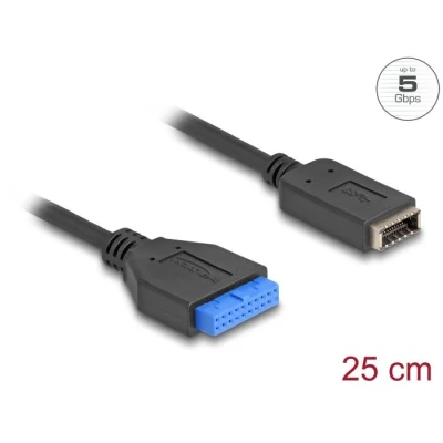 Afbeelding van Delock USB 5 Gbps Kabel Pfostenbuchse zu intern Typ E Key A Buchse