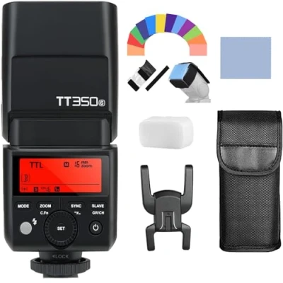 Afbeelding van Godox TT350S TTL camera flitser Speedlite 2.4G Wireless 1 / 8000S HSS GN36 voor Sony A7RII A7R A58 A99 ILCE6000L A77II RX10 DSLR