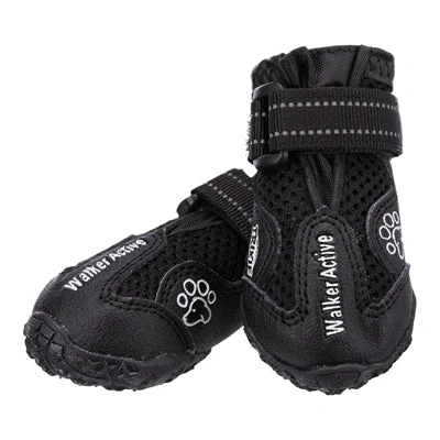 Afbeelding van Trixie Pootbescherming Walker Active Zwart L XL 2 ST (398240)