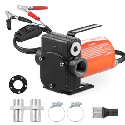 Afbeelding van VEVOR dieselpomp stookoliepomp 12V 5GPM 1/10HP met automatisch pistool
