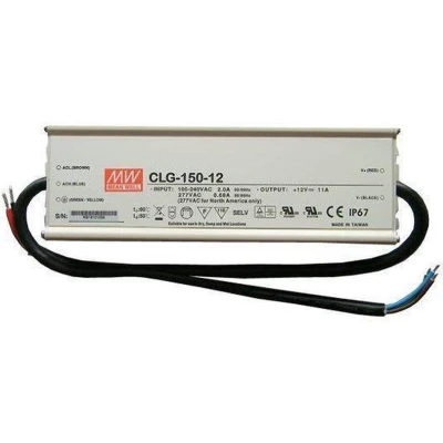 Afbeelding van LED driver IP67 transformator 12v 11A VDC 150W