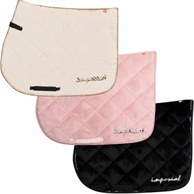 Afbeelding van Imperial Riding Zadeldek Candy Cotton White gold veelzijdigheid Full