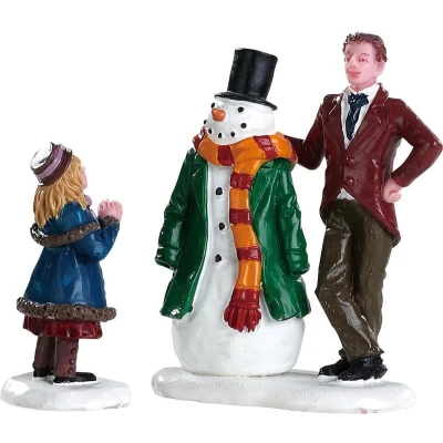 Afbeelding van Dad s snowman set of 2 LEMAX