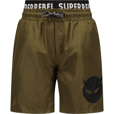 Afbeelding van Rocky Plain Zwembroek Junior Army Green 300 140 Groen