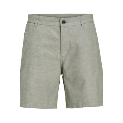 Afbeelding van JACK &amp; JONES PANTS STUDIO gemêleerde tapered fit short JPSTACE deep lichen green
