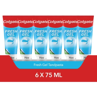 Afbeelding van 6x Colgate Fresh Gel Tandpasta 75ml kopen? Nu in de aanbieding bij Voordelig