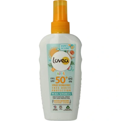 Afbeelding van 2x Lovea Sun Zonnebrand Spray Kids SPF 50+ 150 ml