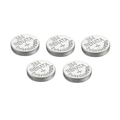 Afbeelding van 5 x Renata Horlogebandjes Zilver Oxide Vervaardigd in Zwitserland 0% kwik lange levensduur Argenté, 364 ou SR621SW of AG1