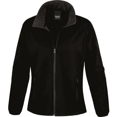 Afbeelding van Result Core Ladies Printable Soft Shell R231F Black / M