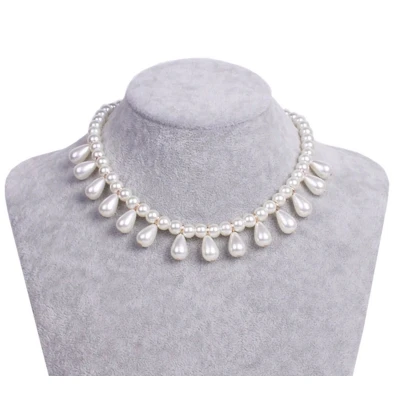 Afbeelding van N3 Collecties Imitatie Choker parelketting voor dames