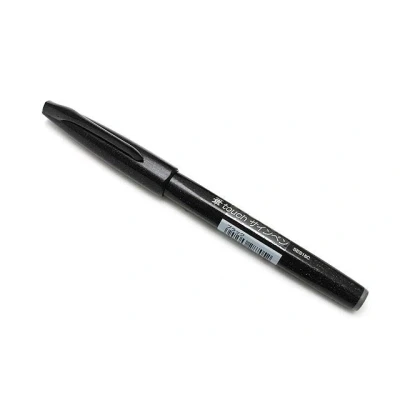 Afbeelding van Pentel Brushpen Sign Pen Brush Touch, Zwart