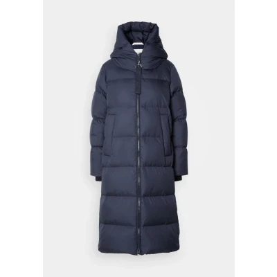 Afbeelding van Marc O&#039;Polo HERO COAT WITH HOOD Backpack Belts Inside Donsjas, Dames, Maat: 32, Deep blue sea