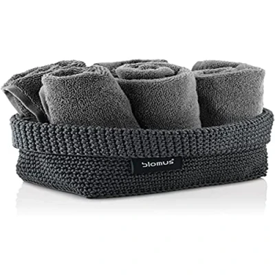 Afbeelding van Opbergmand Blomus Tela Anthracite L