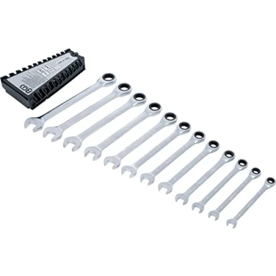 Afbeelding van BGS 6544 Ratelring steeksleutelset 8 19 mm 12 dlg.