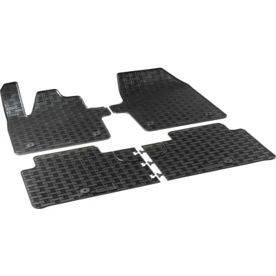 Afbeelding van WALSER 55044 Vloermatset Waterdicht Rubber voor en achter Zwart Op maat gemaakt